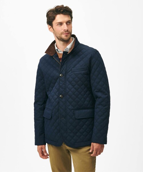 BROOKS BROTHERS(ブルックスブラザーズ)の「コットン/ナイロン キルティング ジャケット(ブルゾン・メンズ・ネイビー・LARGE/MEDIUM/SMALL/X-LARGE)」の3枚目の写真
