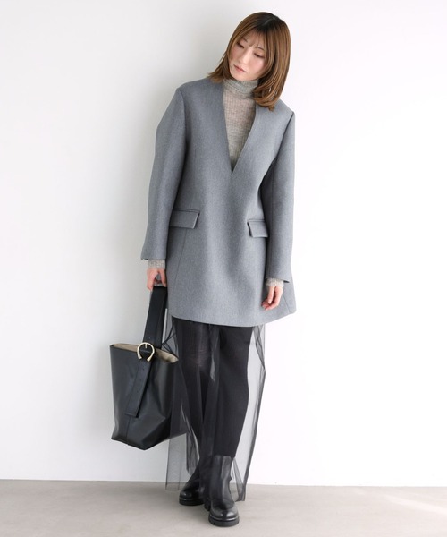 BABYLONE（バビロン）の「ボンディングミニワンピース（ワンピース・レディース・チャコール/ブラック・フリー）」の15枚目の写真