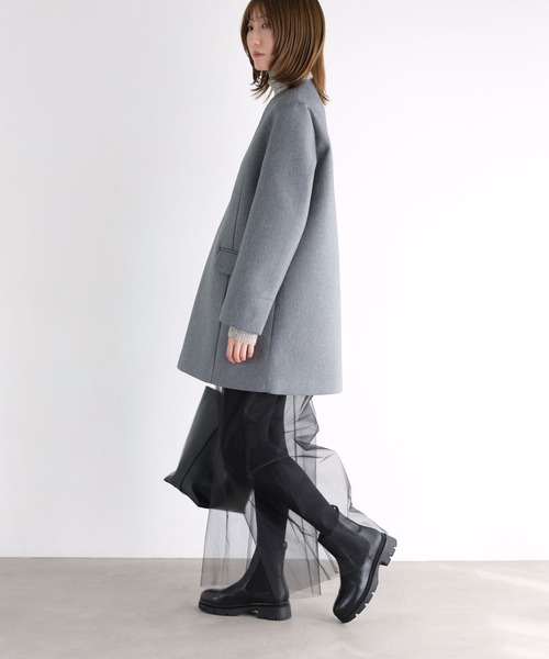 BABYLONE（バビロン）の「ボンディングミニワンピース（ワンピース・レディース・チャコール/ブラック・フリー）」の16枚目の写真