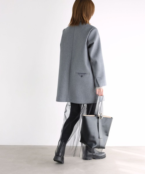 BABYLONE（バビロン）の「ボンディングミニワンピース（ワンピース・レディース・チャコール/ブラック・フリー）」の17枚目の写真