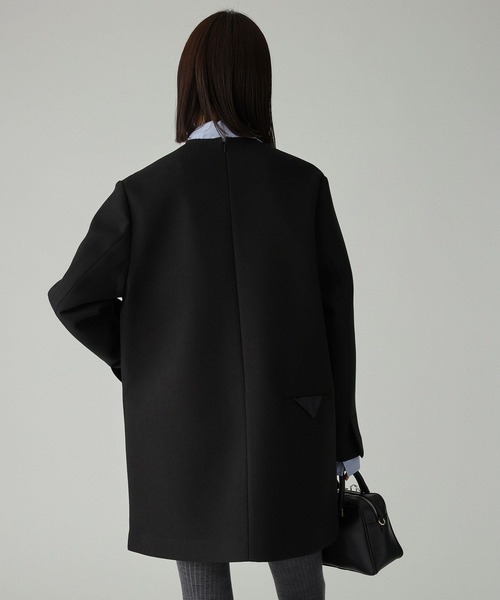 BABYLONE（バビロン）の「ボンディングミニワンピース（ワンピース・レディース・チャコール/ブラック・フリー）」の6枚目の写真