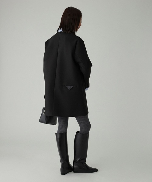 BABYLONE（バビロン）の「ボンディングミニワンピース（ワンピース・レディース・チャコール/ブラック・フリー）」の9枚目の写真