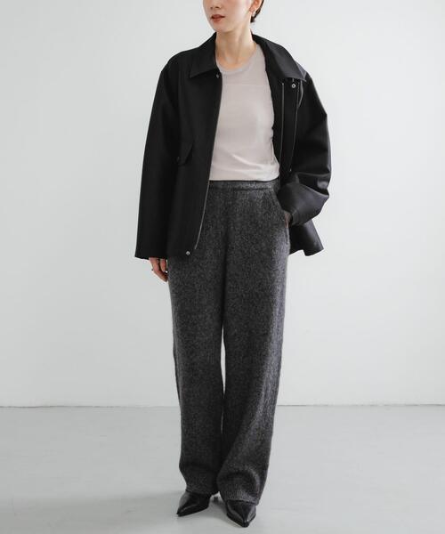 URBAN RESEARCH（アーバンリサーチ）の「new basic　CASHMERE SILK MOULINE LONGPANTS（その他パンツ・レディース・ブラウン系その他/グレー系その他・FREE）」の7枚目の写真