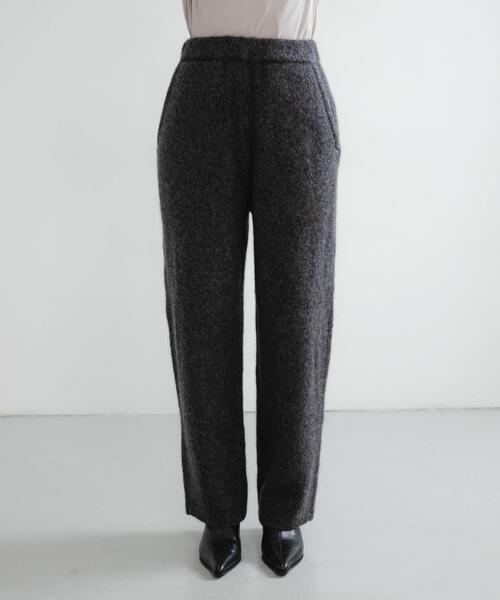 URBAN RESEARCH（アーバンリサーチ）の「new basic　CASHMERE SILK MOULINE LONGPANTS（その他パンツ・レディース・ブラウン系その他/グレー系その他・FREE）」の9枚目の写真