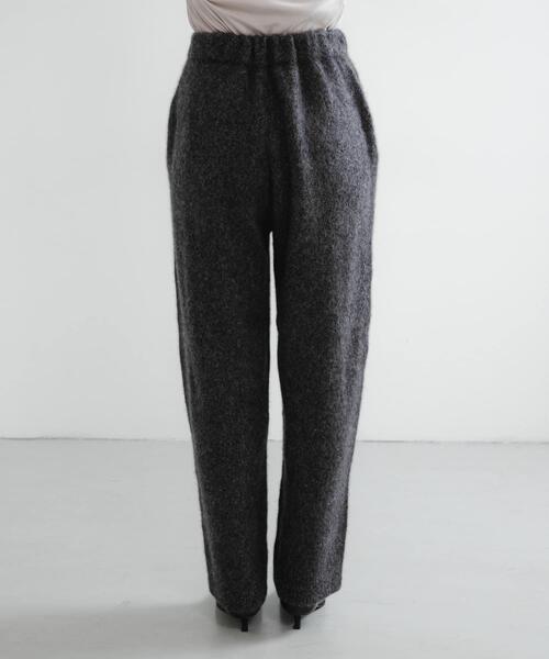 URBAN RESEARCH（アーバンリサーチ）の「new basic　CASHMERE SILK MOULINE LONGPANTS（その他パンツ・レディース・ブラウン系その他/グレー系その他・FREE）」の11枚目の写真