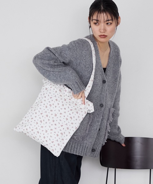 forksy.】フリルアソート巾着トートバッグ / A4収納可能 forksy.│MONO