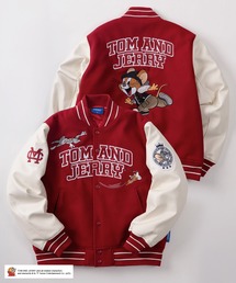 ブラックスタジャン ホワイト刺繍 レッドパッチ ブラックスタジャン ホワイト刺繍 レッドパッチ