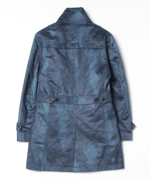 TORNADO MART（トルネードマート）の「T/Cｽｴｰﾄﾞﾗｲﾅｰﾂｷｶｴｼｴﾘｺｰﾄ（トレンチコート・メンズ・ブラック/ダークパープル/オフホワイト/ブルー・MEDIUM/LARGE/LL/XXL）」の5枚目の写真