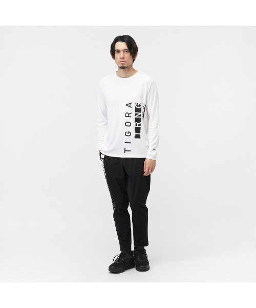 TIGORA(ティゴラ)の「ティゴラ TIGORA ドライメッシュロングTシャツ(Tシャツ/カットソー・メンズ・ホワイト/ブラック・M/L/LL/3L/S)」の5枚目の写真
