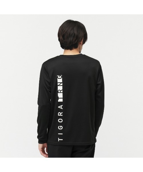 TIGORA(ティゴラ)の「ティゴラ TIGORA ドライメッシュロングTシャツ(Tシャツ/カットソー・メンズ・ホワイト/ブラック・M/L/LL/3L/S)」の3枚目の写真
