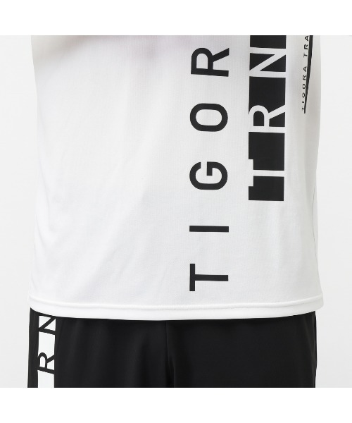 TIGORA(ティゴラ)の「ティゴラ TIGORA ドライメッシュロングTシャツ(Tシャツ/カットソー・メンズ・ホワイト/ブラック・M/L/LL/3L/S)」の8枚目の写真