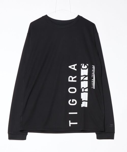 TIGORA(ティゴラ)の「ティゴラ TIGORA ドライメッシュロングTシャツ(Tシャツ/カットソー・メンズ・ホワイト/ブラック・M/L/LL/3L/S)」の9枚目の写真