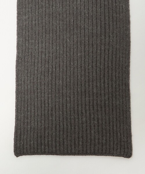 BEAUTY&YOUTH UNITED ARROWS（ビューティーアンドユースユナイテッドアローズ）の「アゼ ニット マフラー（マフラー・メンズ・オリーブ/ブラック/グレー系・FREE）」の6枚目の写真