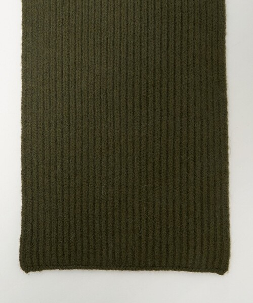 BEAUTY&YOUTH UNITED ARROWS（ビューティーアンドユースユナイテッドアローズ）の「アゼ ニット マフラー（マフラー・メンズ・オリーブ/ブラック/グレー系・FREE）」の11枚目の写真