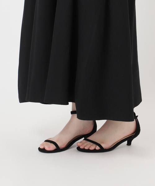 JOURNAL STANDARD relume（ジャーナルスタンダード　レリューム）の「《WEB限定追加》ウォッシャブルブラッシュロングキャミワンピース（ワンピース・レディース・ブラック/チャコールグレー・FREE）」の8枚目の写真