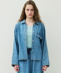 ライトデニムシャツブルゾン