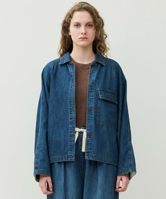 ライトデニムシャツブルゾン