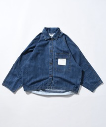 Johnbull Private labo（ジョンブルプライベートラボ）の「ライトデニムシャツブルゾン（シャツ/ブラウス）」