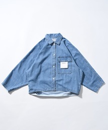 Johnbull Private labo（ジョンブルプライベートラボ）の「ライトデニムシャツブルゾン（シャツ/ブラウス）」