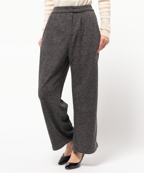 mystic(ミスティック)の「【mystic】タックワイドパンツ(その他パンツ・レディース・ブラック/グレー/チャコールグレー/キャメル・1/2)」の1枚目の写真