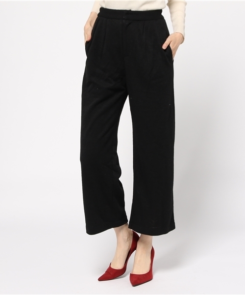 mystic(ミスティック)の「【mystic】タックワイドパンツ(その他パンツ・レディース・ブラック/グレー/チャコールグレー/キャメル・1/2)」の2枚目の写真