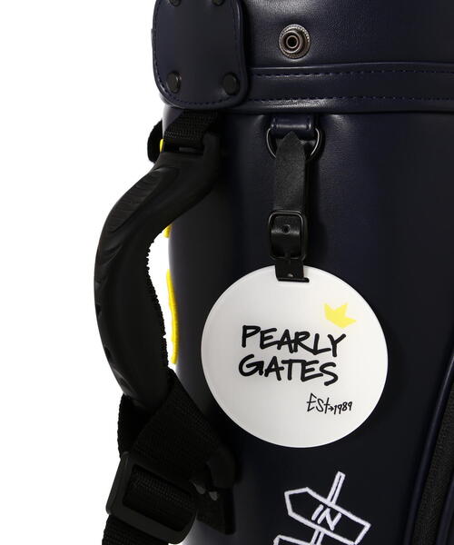 PEARLY GATES】NICO 合皮スタンド式キャディバッグ (46インチ対応