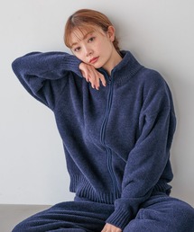 bijorie | 【bijorie】フェザーモールジップカーディガン(ルームウェア/パジャマ)