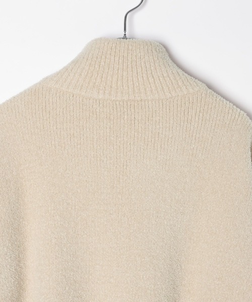 bijorie（ビジュリィ）の「【bijorie】フェザーモールジップカーディガン（ルームウェア/パジャマ・レディース・グレイッシュベージュ/ネイビー・FREE）」の10枚目の写真