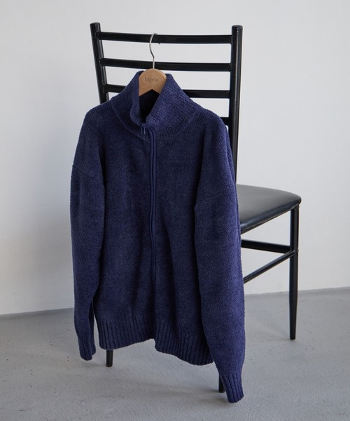 bijorie（ビジュリィ）の「【bijorie】フェザーモールジップカーディガン（ルームウェア/パジャマ・レディース・ネイビー/グレイッシュベージュ・FREE）」の20枚目の写真