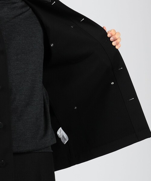 EDITION（エディション）の「ウールビンテージサテン カバーオール（カバーオール・メンズ・ブラック・S/M）」の6枚目の写真