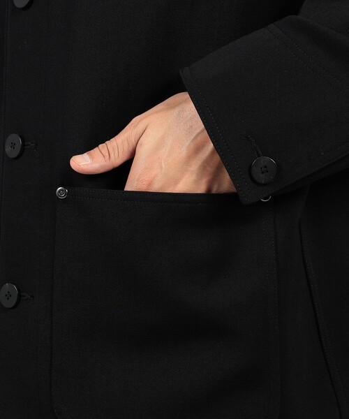 EDITION（エディション）の「ウールビンテージサテン カバーオール（カバーオール・メンズ・ブラック・S/M）」の10枚目の写真