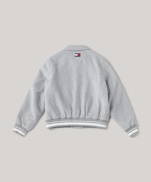 tommy jeans(トミー ジーンズ)の「バーシティジャケット(ブルゾン・メンズ・グレー・SMALL/MEDIUM)」の2枚目の写真