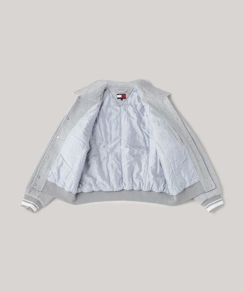 tommy jeans(トミー ジーンズ)の「バーシティジャケット(ブルゾン・メンズ・グレー・SMALL/MEDIUM)」の9枚目の写真