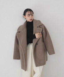 LIAN(リアン)のボアテーラードコート(ピーコート)