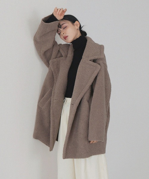 セール】ボアテーラードコート（ピーコート）｜LIAN（リアン）の