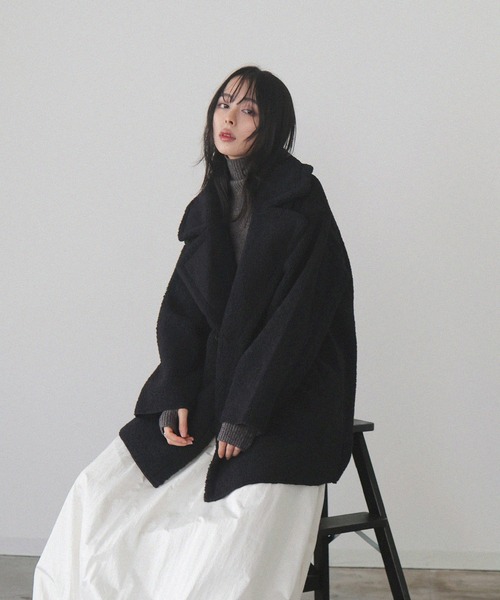 セール】ボアテーラードコート（ピーコート）｜LIAN（リアン）の