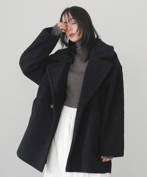 セール】ボアテーラードコート（ピーコート）｜LIAN（リアン）の