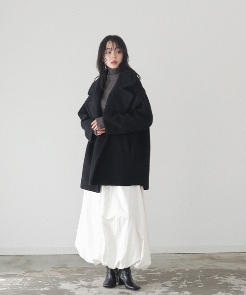 セール】ボアテーラードコート（ピーコート）｜LIAN（リアン）の