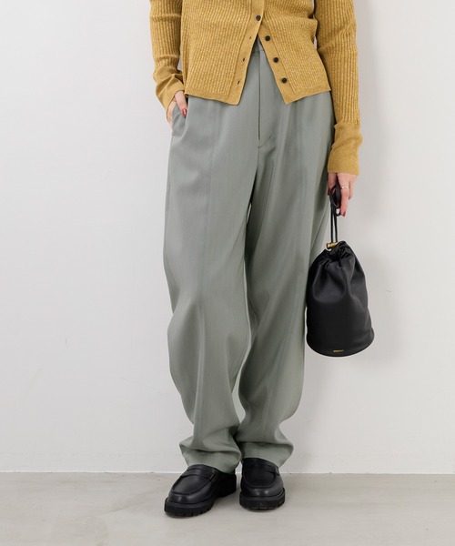 MICA&DEAL(マイカ&ディール)の「フロントステッチコクーンパンツ〈2サイズ展開〉(その他パンツ・レディース・グレー/カーキ/ブラック・36/38)」の20枚目の写真