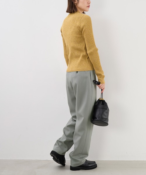 MICA&DEAL(マイカ&ディール)の「フロントステッチコクーンパンツ〈2サイズ展開〉(その他パンツ・レディース・グレー/カーキ/ブラック・36/38)」の22枚目の写真