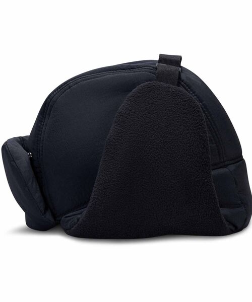 NIKE(ナイキ)の「ナイキ フライ アンストラクチャード パファー トラッパー キャップ / Nike Fly Unstructured Puffer Trapper Cap IB7310-010 Black(キャップ・メンズ・ブラック・S/M/L/XL/M/L)」の5枚目の写真