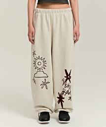 ARCHIVE BOLD（アーカイブボールド）の「SUNMARK SWEAT PANTS (OATMEAL)（スウェットパンツ）」