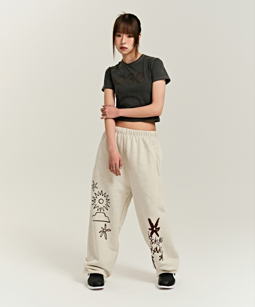 ARCHIVE BOLD（アーカイブボールド）の「SUNMARK SWEAT PANTS (OATMEAL)（スウェットパンツ・メンズ・その他・SMALL/MEDIUM/LARGE）」の5枚目の写真
