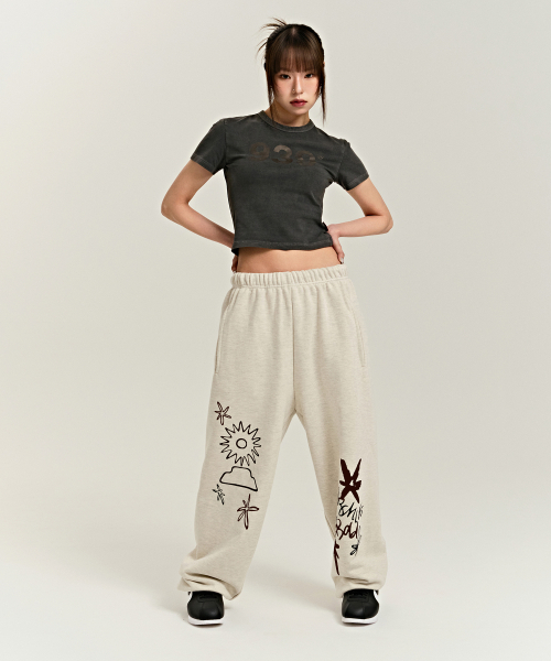 ARCHIVE BOLD（アーカイブボールド）の「SUNMARK SWEAT PANTS (OATMEAL)（スウェットパンツ・メンズ・その他・SMALL/MEDIUM/LARGE）」の6枚目の写真