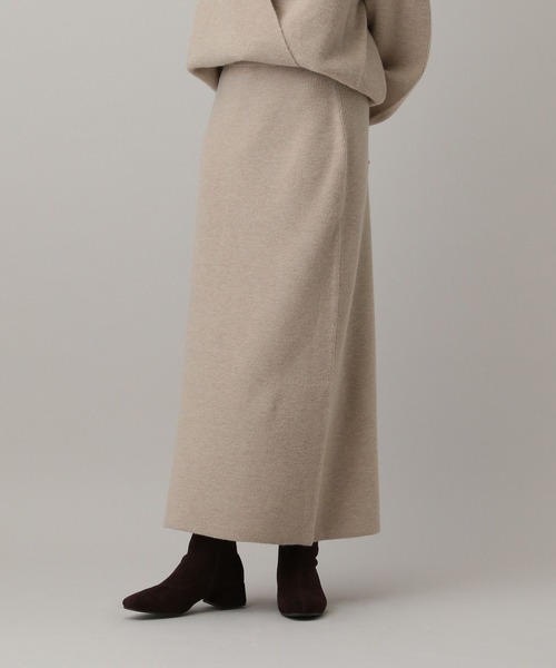 GLOBAL WORK（グローバルワーク）の「MATINEE LINE/ウール混Aラインスカート/611156（スカート・レディース・ブラウン/チャコール/グレイッシュベージュ・MEDIUM/LARGE）」の3枚目の写真