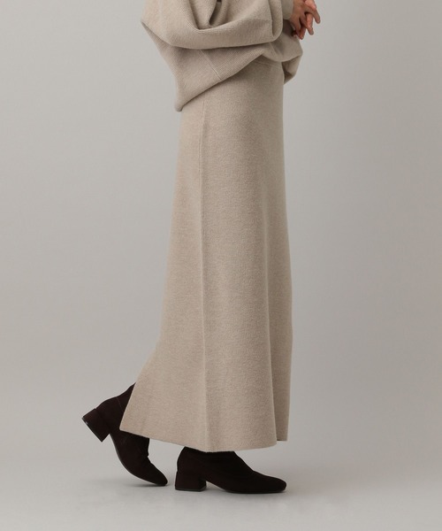 GLOBAL WORK（グローバルワーク）の「MATINEE LINE/ウール混Aラインスカート/611156（スカート・レディース・ブラウン/チャコール/グレイッシュベージュ・MEDIUM/LARGE）」の10枚目の写真