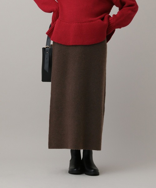 GLOBAL WORK（グローバルワーク）の「MATINEE LINE/ウール混Aラインスカート/611156（スカート・レディース・ブラウン/チャコール/グレイッシュベージュ・MEDIUM/LARGE）」の14枚目の写真