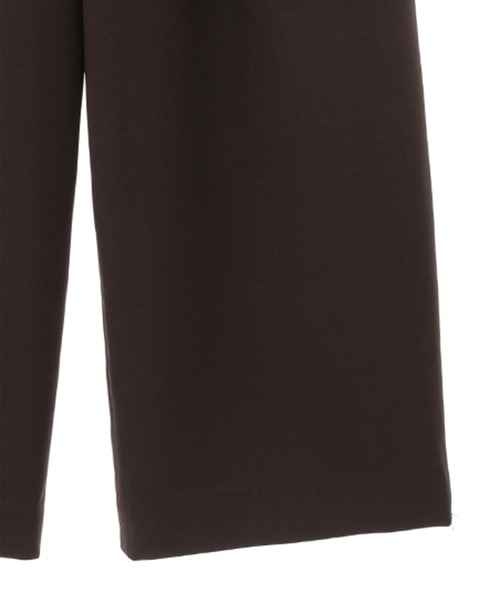 CLANE(クラネ)の「【CLANE/クラネ】BASIC TUCK PANTS/ベーシックタックパンツ(スラックス・レディース・ブラウン/ブラック・1/2)」の9枚目の写真