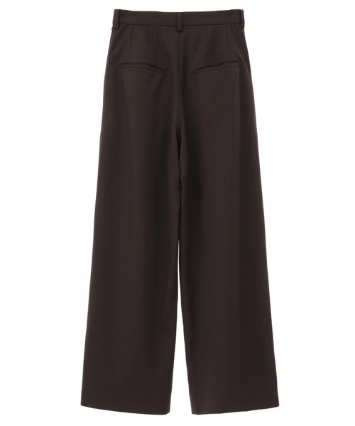 CLANE(クラネ)の「【CLANE/クラネ】BASIC TUCK PANTS/ベーシックタックパンツ(スラックス・レディース・ブラウン/ブラック・1/2)」の12枚目の写真