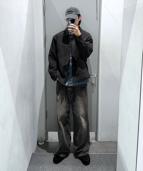 INSILENCE(インサイロンス)の「ダブルクロストラッカージャケット ブラック(デニムジャケット・レディース・その他・SMALL/LARGE/MEDIUM)」の6枚目の写真